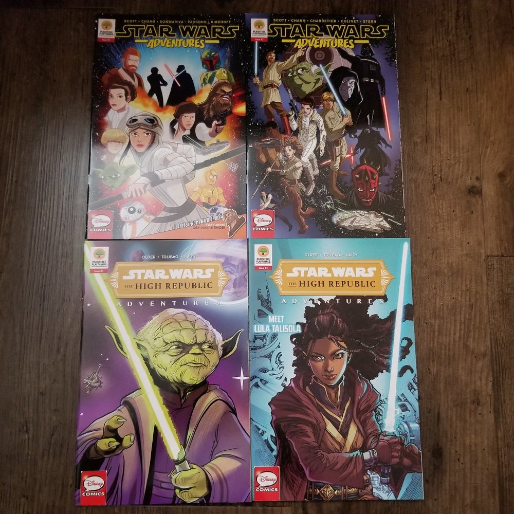 Set of 4 Star Wars Comics (Disney Comics)